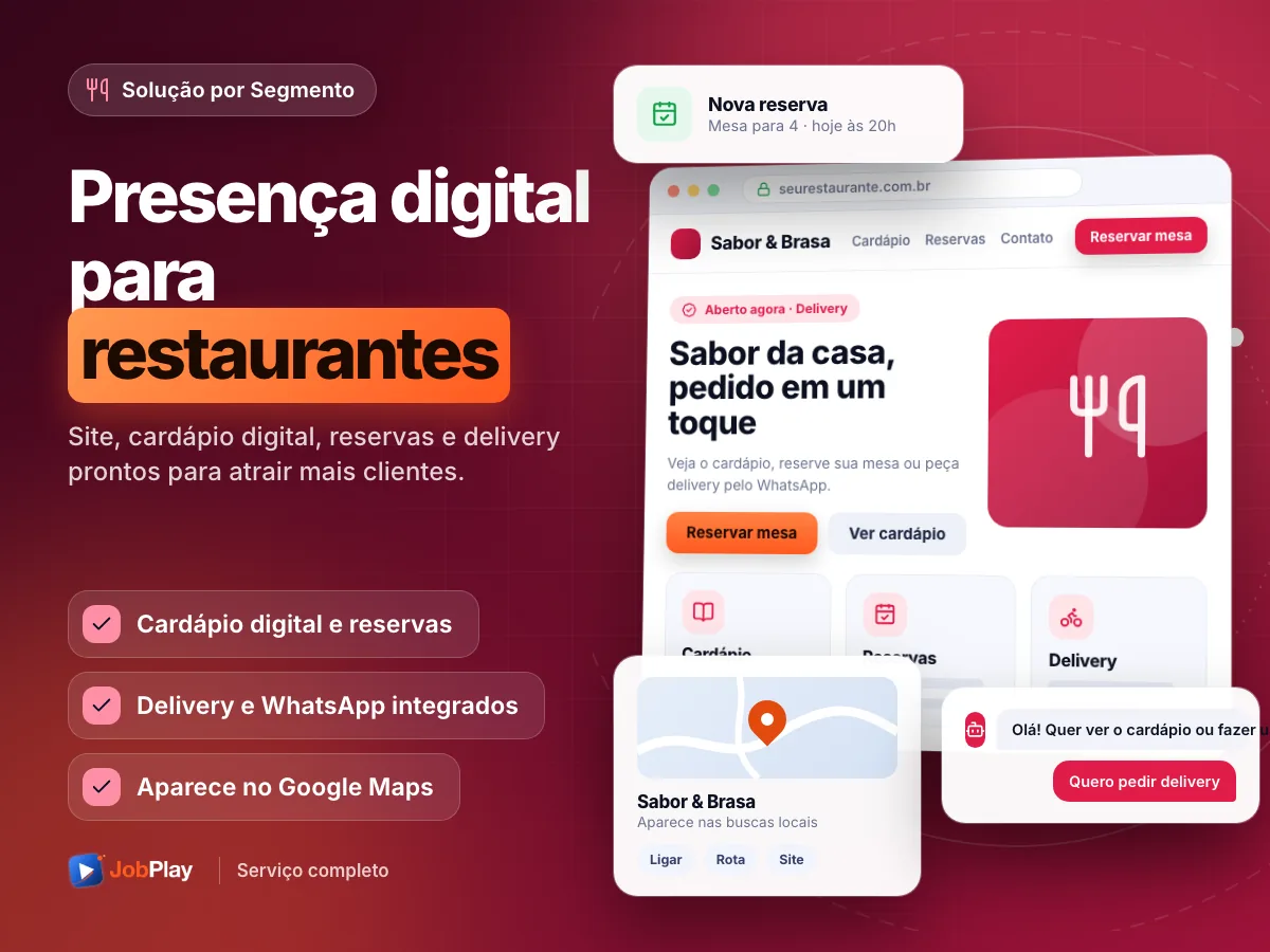 Presença Digital Completa para Restaurantes