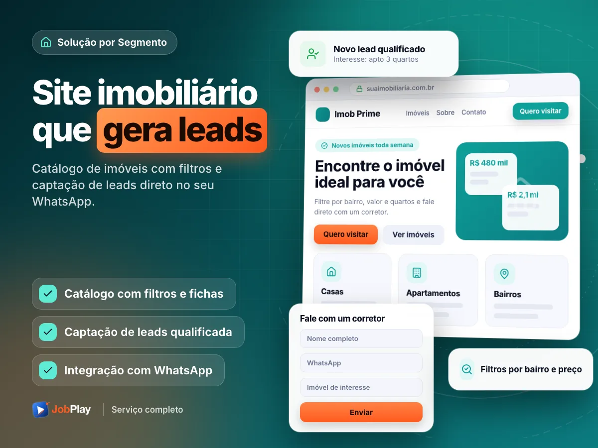 Site Imobiliário Completo